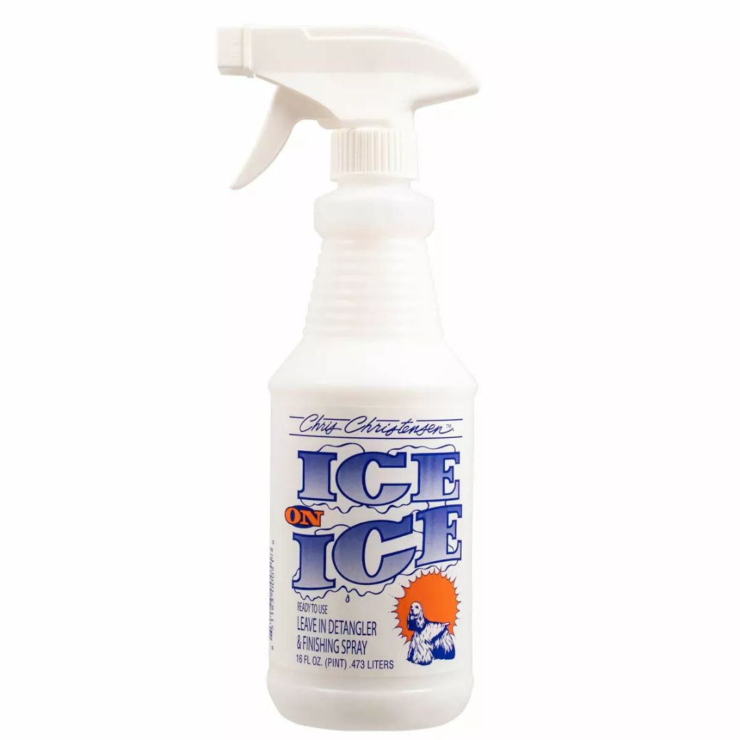 Antistatický bezoplachový kondicionér pre psov Chris Christensen Ice On Ice RTU 473 ml - 473 ml RTU