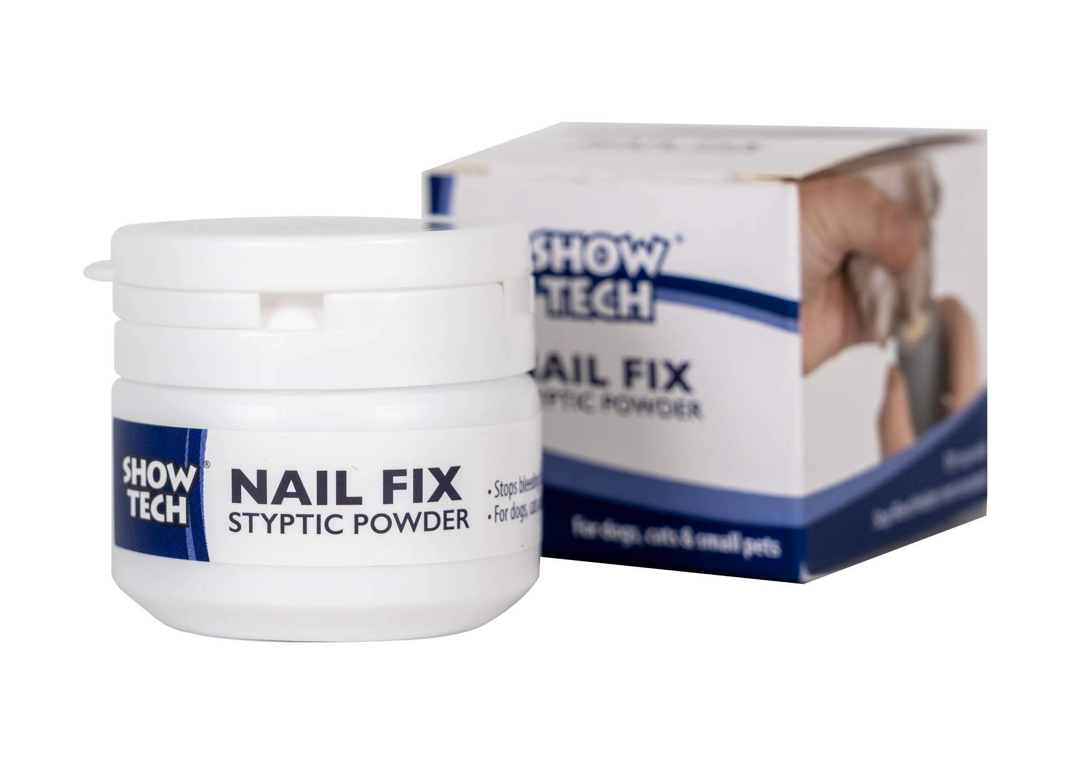 Prášok proti krvácaniu pazúrikov Show Tech NAIL FIX 14g