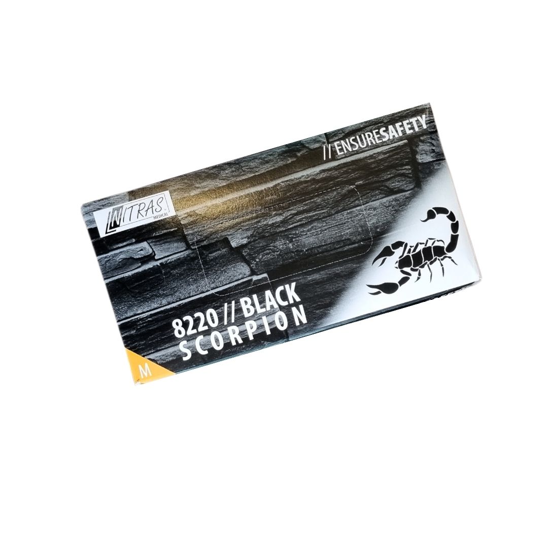 Latexové rukavice Black Scorpion - veľ. M