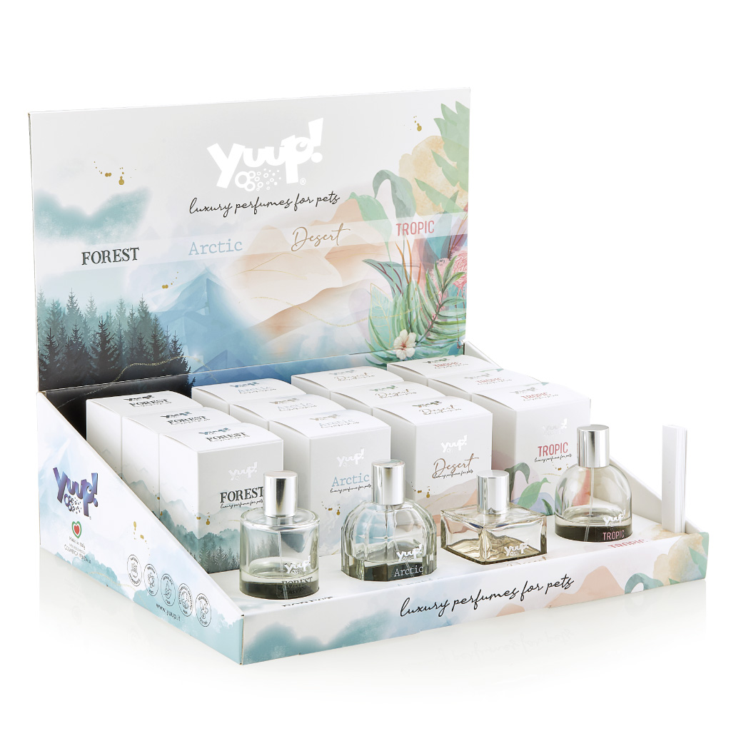 Display parfumov LUX&NATURE 24 x 100 ml