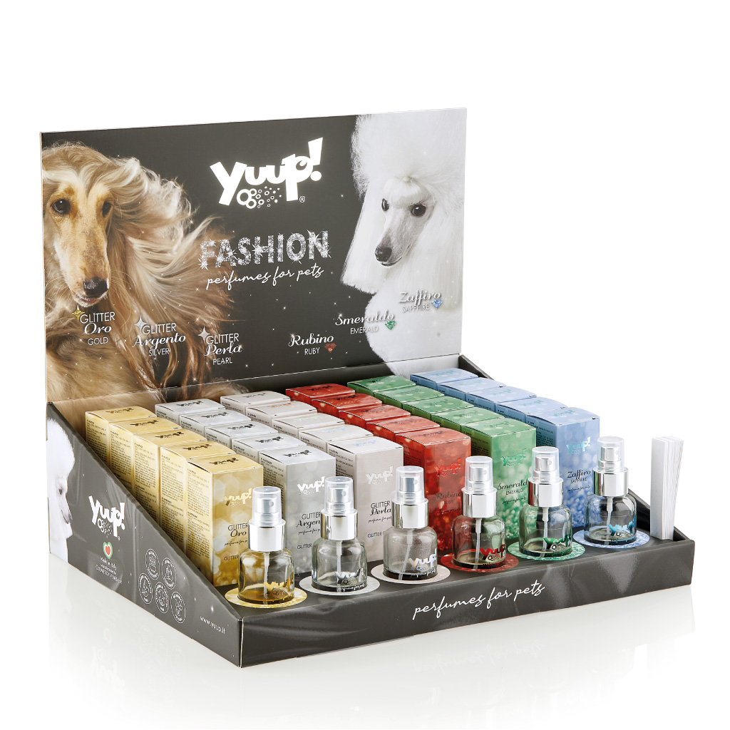 Display parfémov FASHION FRAGRANCES 30 x 50 ml