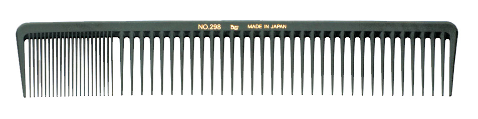 Utsumi BW Carbon hrebeň NO298 25 cm čierny