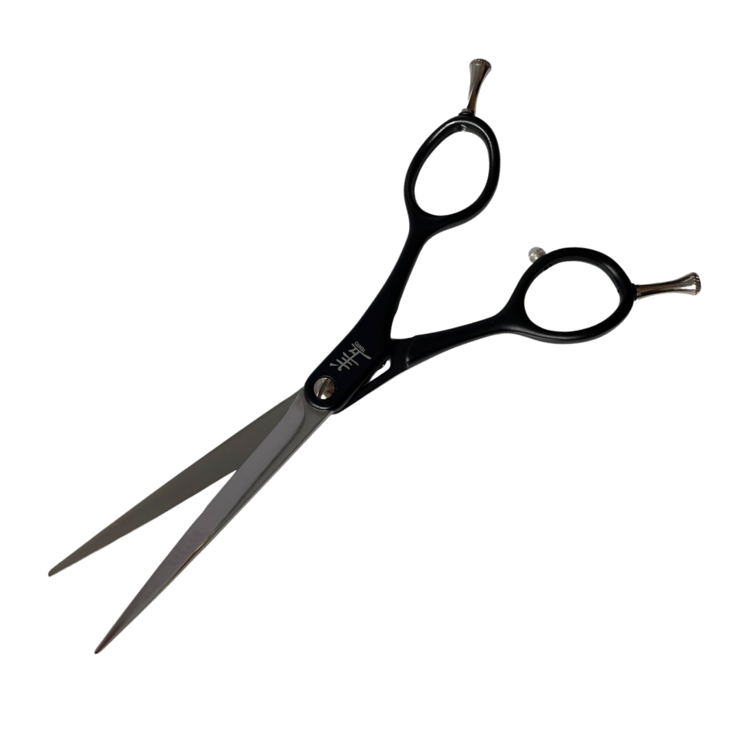 Nožnice Yento SPARKLE Series 6" (15 cm) rovné čierne