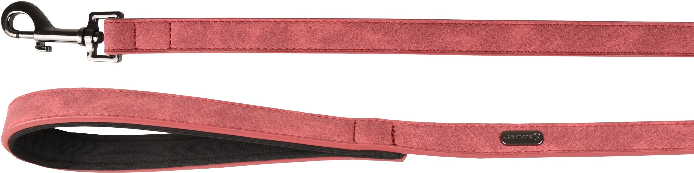Flamingo Delu Vodítko s neoprénovým polstrovaním Červená 100x2, 5cm