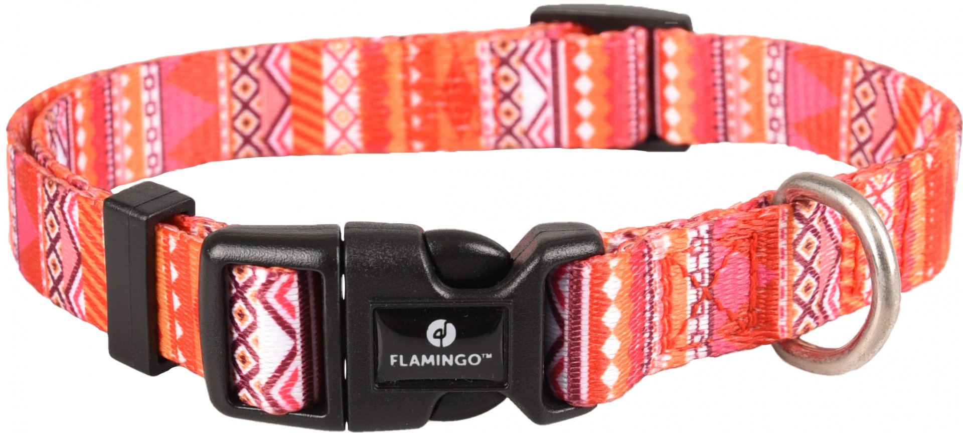 Flamingo Obojok pre psov nylon SYB 30-45cmx15mm