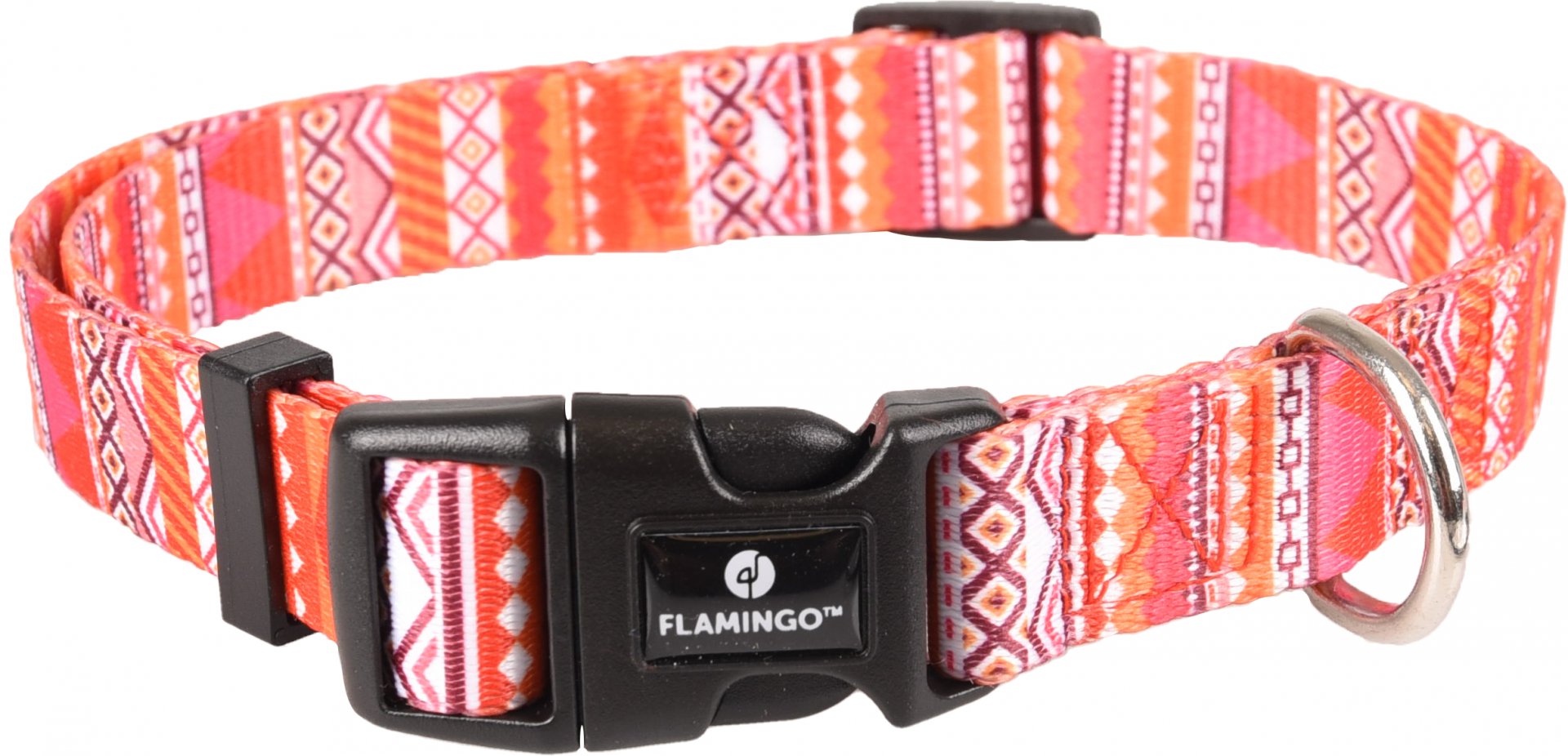 Flamingo Obojok pre psov nylon SYB 40-55cmx20mm
