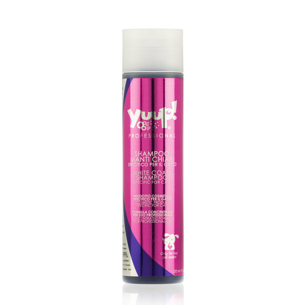 Šampón pre mačky na bielu srsť Yuup 250 ml